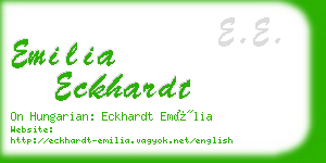 emilia eckhardt business card